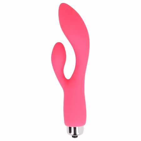 OhMama Rabbit Vibrator 12,5 CM - Rosa – Kompakt och Kraftfull Rabbit Vibrator för Dubbel Stimulering och Njutning