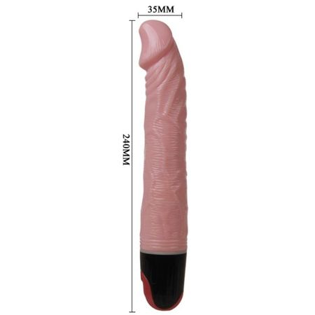 Baile Multispeed vibrator hudfärgad 24 cm x 3,5 cm för anpassad och kraftfull stimulans