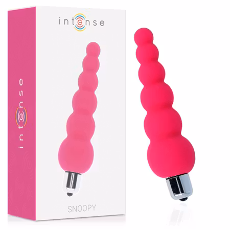 Intense Snoopy 7 Hastigheter Silikon Vibrator Rosa för Anpassningsbar och Ljuv Njutning