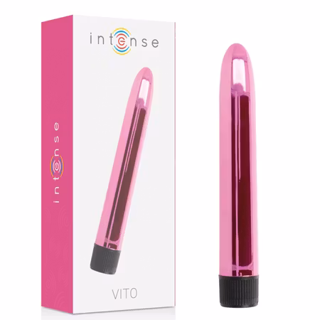 Intense Vito Vibrator Rosa 17 cm x 2,5 cm för Precisa och Effektiva Njutningsupplevelser