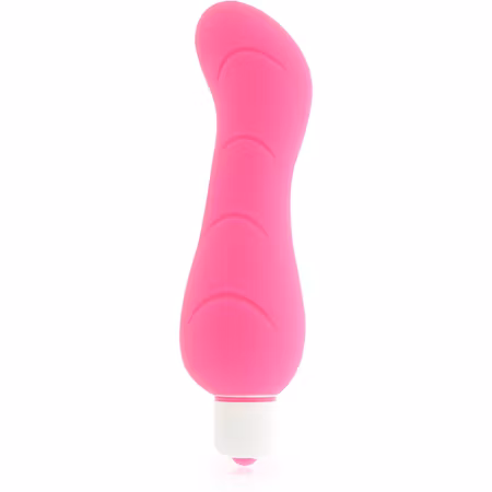 Dolce Vita G-Spot Rosa Silikon Vibrator – Mjuk och Effektiv G-punktsvibrator för Djup och Intensiv Stimulering