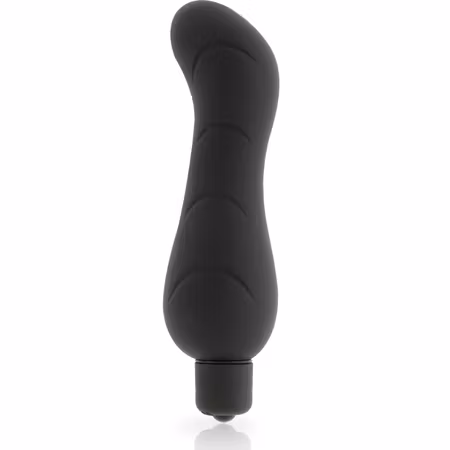 Dolce Vita G-Spot Svart Silikon Vibrator – Elegant och Effektiv G-punktsvibrator för Djup och Precist Njutning