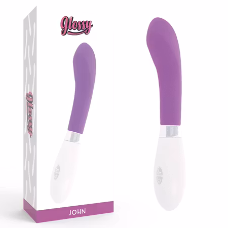 Glossy Paul G-Punkt Vibrator Lila 12 CM – Kompakt G-punktsvibrator för Intensiv och Precist Stimulering