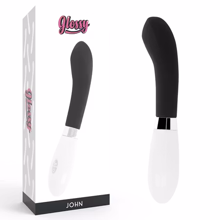 Glossy Paul G-Punkt Vibrator Svart 12 CM – Kompakt och Effektiv G-punktsvibrator för Intensiv Stimulering
