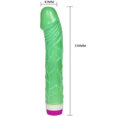 Waves of Pleasure – Grön Vibrator 23 cm för Intensiv och Upplyftande Njutning – Perfekt för Målinriktad Stimulans och Oöverträffad Långvarig Nöje!
