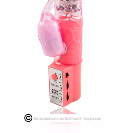 Rabbit Vibrator Rosa för Dual Stimulering och Intensiv Njutning
