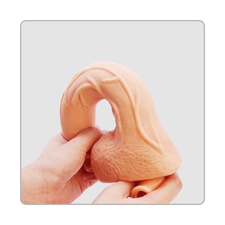 stor dildo realistisk med sugpropp