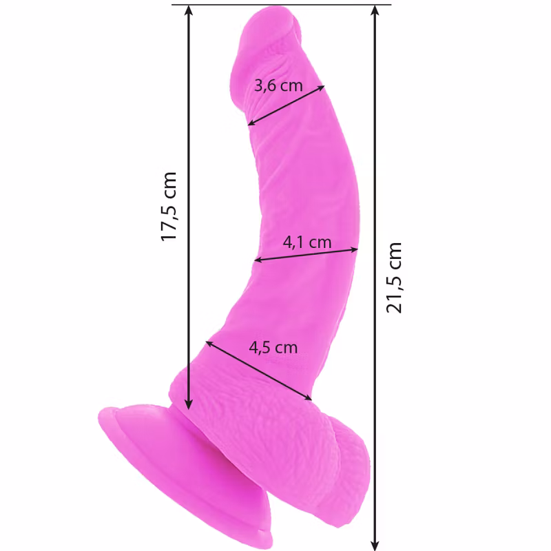 vibrerande dildo realistisk med sugpropp