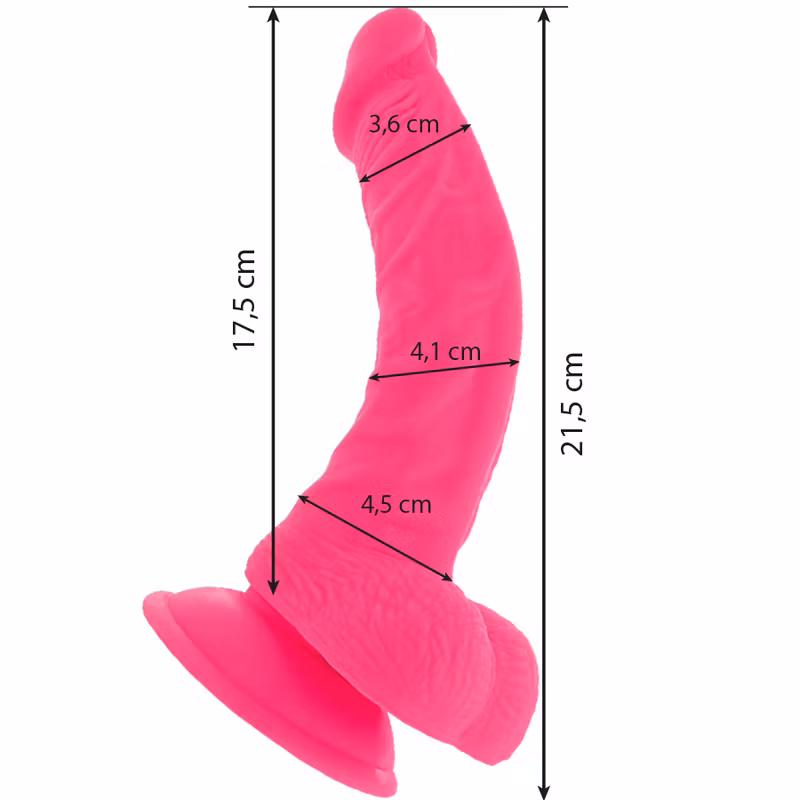 vibrerande dildo realistisk med sugpropp