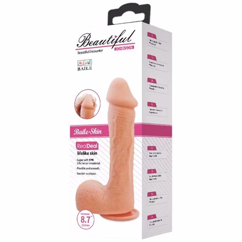 dildo realistisk med sugpropp