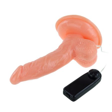 LY-Baile Super Strapon Dildo med Sugpropp 15 cm x 3,2 cm – Realistisk Design för Exakt Stimulans, Perfekt för Handsfree Användning och Uppslukande Njutning!