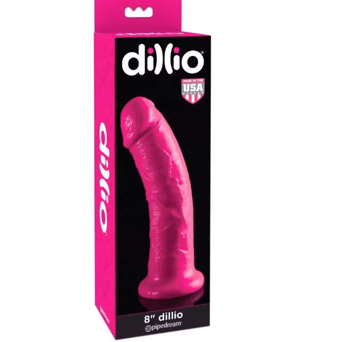 dildo realistisk med sugpropp rosa