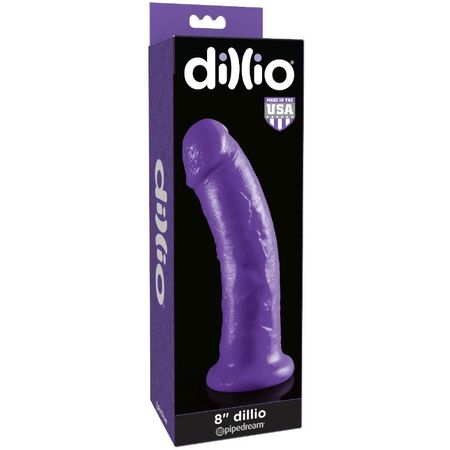 Dillio Dildo 20.32 cm Lila för Intensiv och Realistisk Stimulans
