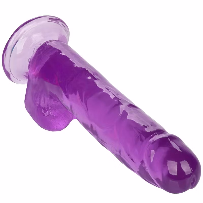 dildo realistisk med sugpropp lila