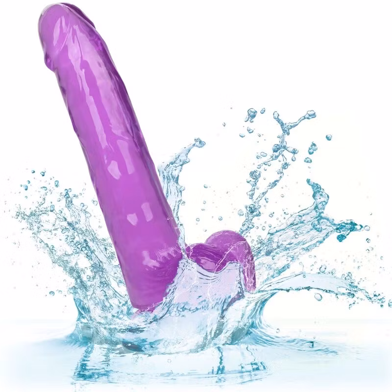 dildo realistisk med sugpropp lila