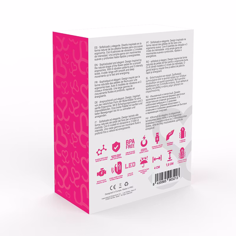 vibrator laddbar rosa