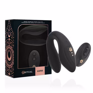 Rithual Kama Fjärrstyrd G-Punkt Vibrator Svart – Elegant och Kraftfull G-Punktsvibrator med Fjärrkontroll för Precist och Intimt Njutning
