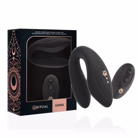 Rithual Kama Fjärrstyrd G-Punkt Vibrator Svart – Elegant och Kraftfull G-Punktsvibrator med Fjärrkontroll för Precist och Intimt Njutning