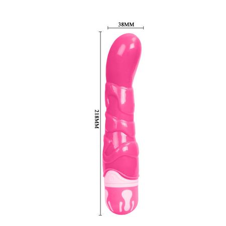 Baile G-Spot Vibrator Rosa 21,8 CM – Lång och Effektiv G-Punktsvibrator för Djup och Intensiv Stimulering