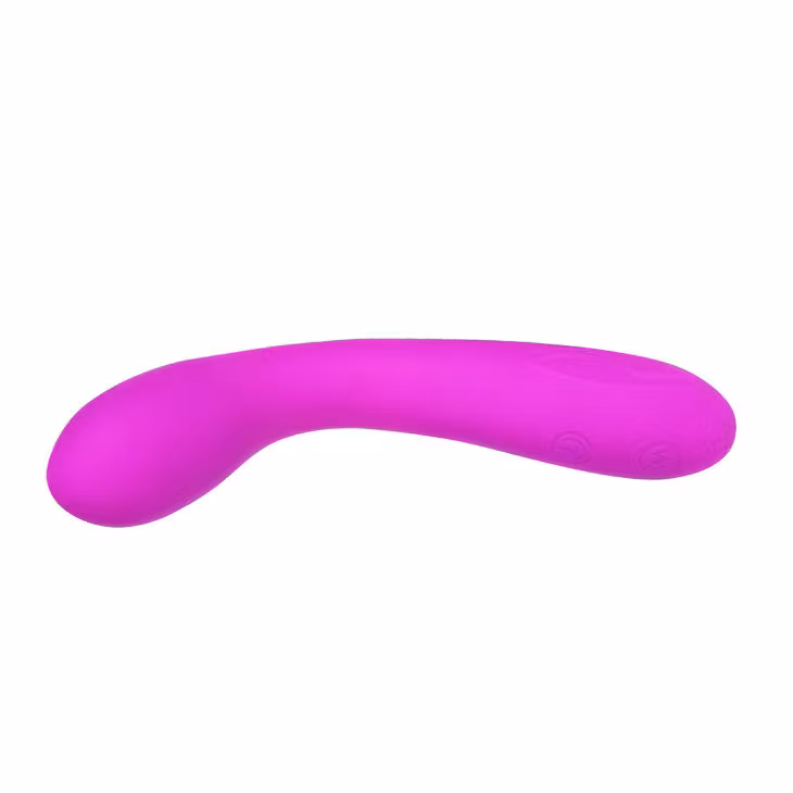 vibrator böjd laddbar lila