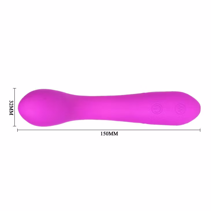 vibrator böjd laddbar lila