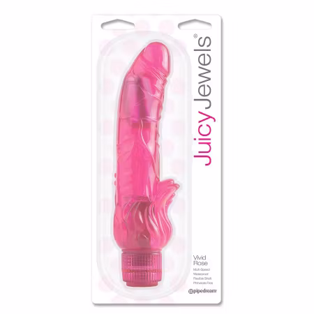 Juicy Jewels Vivid Rosa Vibrator för Elegant och Intensiv Stimulans