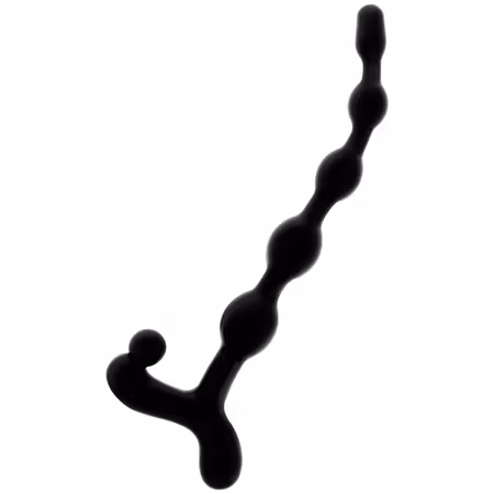 Analstav 22 cm från Addicted Toys – svart analleksak för fyllig känsla och kraftfull njutning