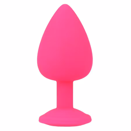 Intense Shelki analplugg (Large) – Hot rosa, 4,4 cm diameter för intensiv anal njutning och maximal stimulans