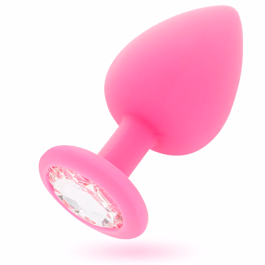 Intense Shelki analplugg (Large) – Hot rosa, 4,4 cm diameter för intensiv anal njutning och maximal stimulans