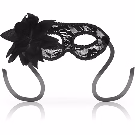 ÖGONMASK OHMAMA MASKS LACE I SVART SPETS