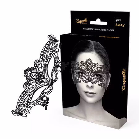 ÖGONMASK COQUETTE CHIC DESIRE LACE SVART SPETS
