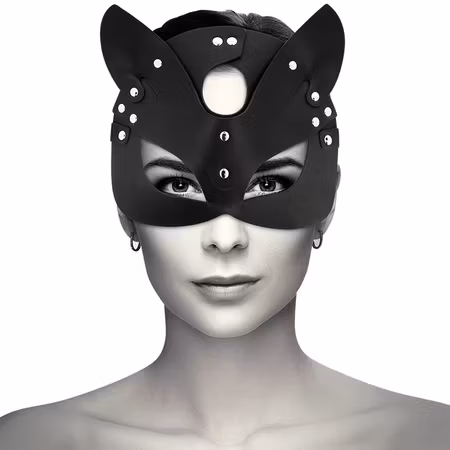 ANSIKTSMASK CAT COQUETTE CHIC DESIRE VEGAN LÄDER