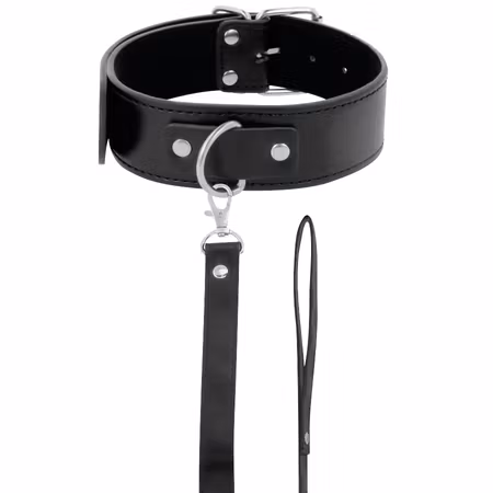HALSBAND MED KOPPEL DARKNESS PADDED LOCKING