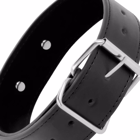 HALSBAND MED KOPPEL DARKNESS PADDED LOCKING