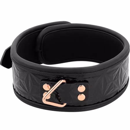 BEG ME BLACK EDITION – HALSBAND MED KOPPEL I VEGANLÄDER