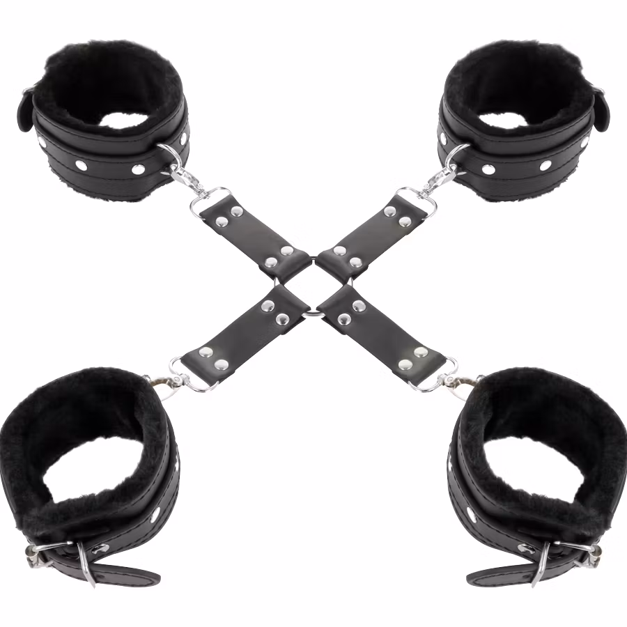 bondage set för fot och handled fetish