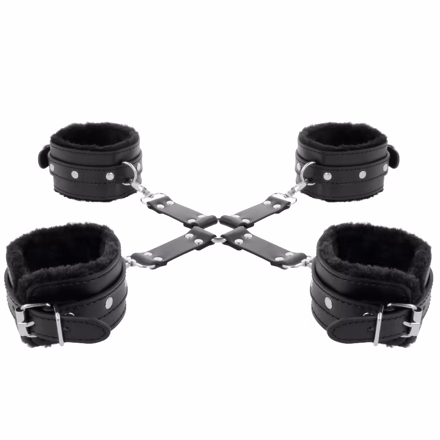bondage set för fot och handled fetish