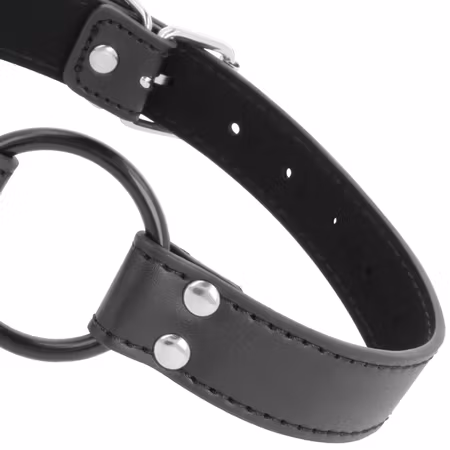 GAG RING DARKNESS SVART 3.6CM
