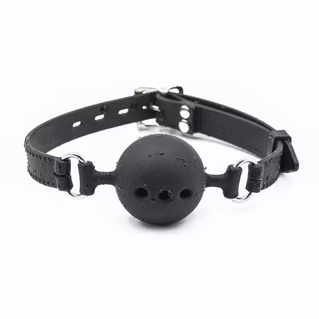 GAGBALL MED LUFTHÅL OHMAMA FETISH SILIKON STORLEK LARGE