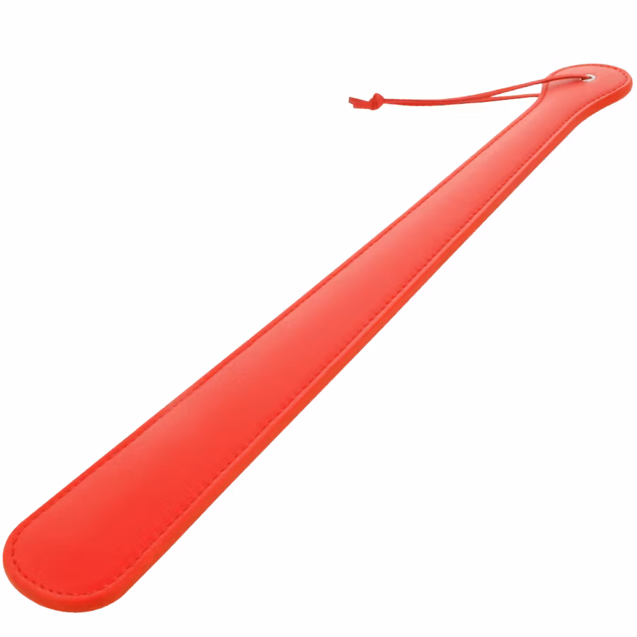festish paddel spanking röd