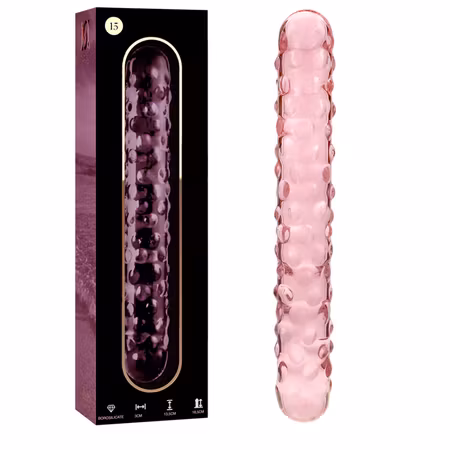 GLASDILDO NEBULA SERIES BY IBIZA – MODEL 15 18,5 X 3 CM ROSA