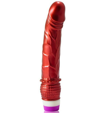 Dildo Vibrator Baile – 23 cm Röd för Intensiv Njutning