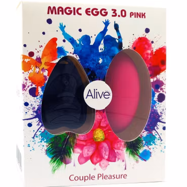 Alive Magic Egg 3.0 Vibrerande Ägg med Fjärrkontroll Rosa för Skräddarsydd Stimulans
