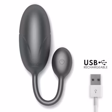 Oninder Tokyo Vibrerande Ägg Appstyrt Svart 7.5 x 3.2 cm med Gratis App för Anpassad Stimulans