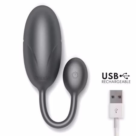 Oninder Tokyo Vibrerande Ägg Appstyrt Svart 7.5 x 3.2 cm med Gratis App för Anpassad Stimulans