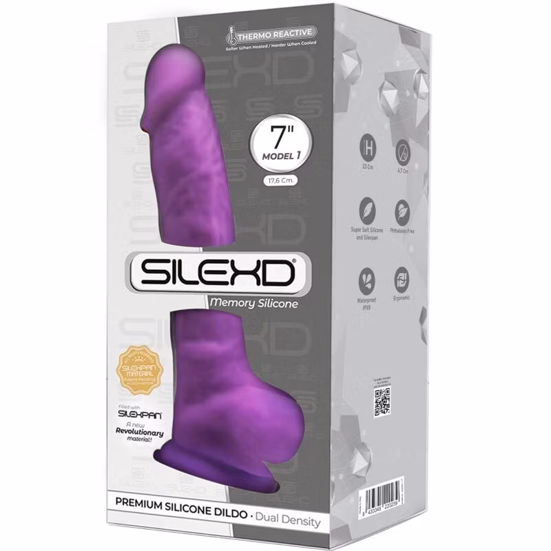 realistisk dildo lila