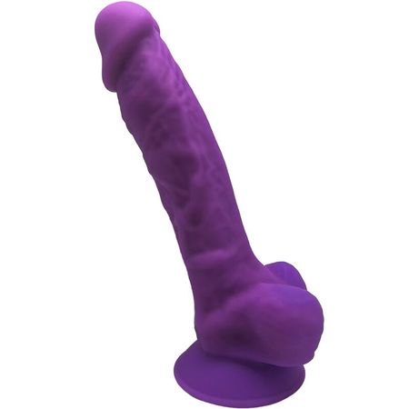 Steve Madden Realistisk Penis – Premium Silikon 17.5 cm Lila för Autentisk Känsla