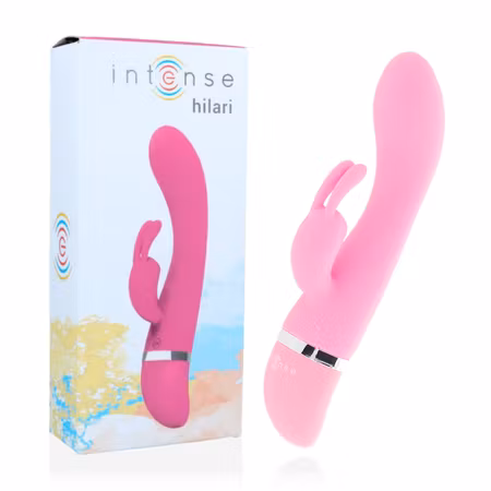 INTENSE - Hilari Rosa Silikon Luxe Vibrator – Elegant och Kraftfull Silikonvibrator för Intensiv Stimulering och Lyxig Njutning