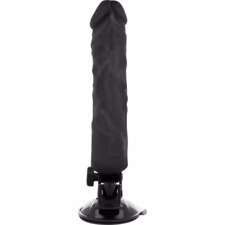 Basecock – Realistisk Vibrator Svart 21 cm x 4 cm för Intensiv och Naturtrogen Njutning