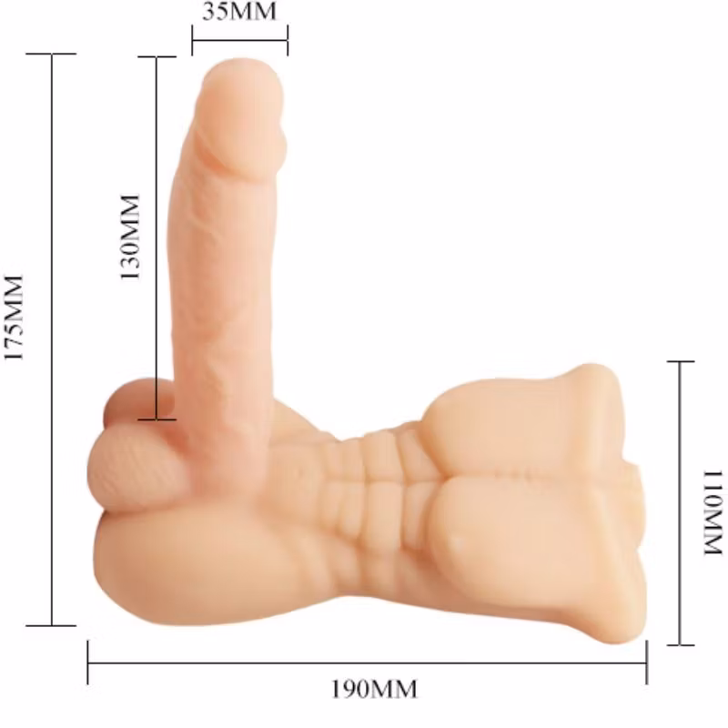 realistisk dildo med vibrator